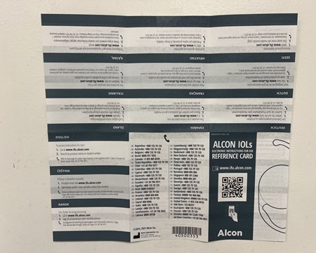 ALCON instructions